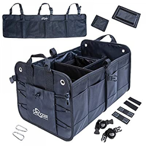 5.0% off ONYXZER Trunk Organizer for Car and SUV Including Free Backseat Trunk Organizer | Heavy D..