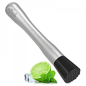 15.0% off Kitchen Rest Muddler for Cocktails - 8inch Long 1pc Stainless Steel Fruit Crusher - Bar ..