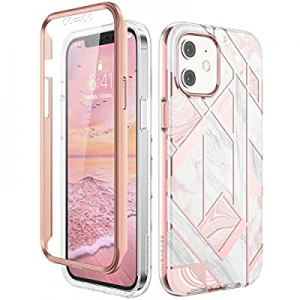 Miracase Compatible with iPhone 12/iPhone 12 Pro Case with Built-in Screen Protector(6.1",2020), Ful