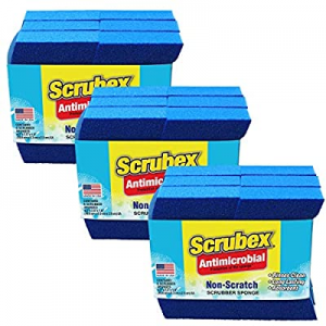 Scrubex Antimicrobial Non-Scratch Scrubber Sponge, 18 Count now 10.0% off 