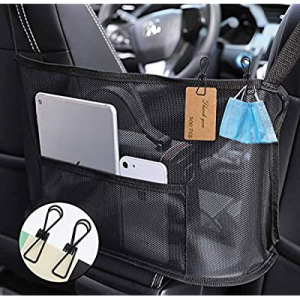 Car Organizer between Seat now 50.0% off , Purse Holder for Car, Car Mesh Organizer Front Seat, Ca..