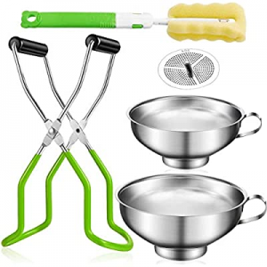 50.0% off Canning Supplies RUVINCE Jar Canning Lids Canning Jar Lifter Tongs with with Grip Handle..