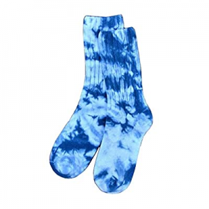 One Day Only！Unisex Tie-dye Couple Sports Socks Novelty Cute Crew Cotton Socks Christmas Gift now ..