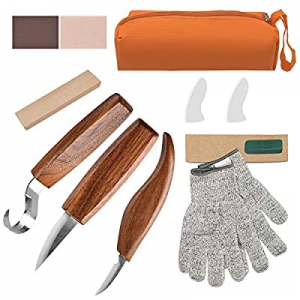 One Day Only！Olerqzer Wood Carving Tools for Beginners now 60.0% off , 12-in-1 Wood Carving Kit wi..