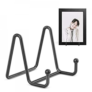 TR-LIFE Plate Stands for Display - 3 Inch Plate Holder Display Stand + Metal Frame Holder Stand fo..