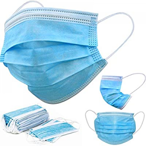 Disposable Face Masks/Safety Masks - 50PCS - Blue - 3 Layers Protective Face Masks For Adults and ..