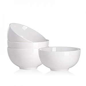 MALACASA White Soup Bowls now 40.0% off , 25oz Porcelain Cereal Bowls Salad Pasta Bowls, Large Ser..