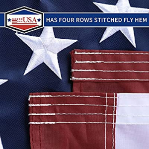 One Day Only！American Flag 3x5 FT now 65.0% off ,Long Lasting Durable Nylon US Flag with Embroider..
