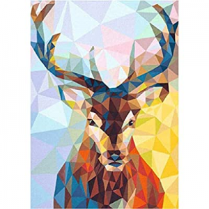 One Day Only！55.0% off Full Drill 5D DIY Diamond Painting Kits Elk for Adults&Kids Gem Art Paint w..