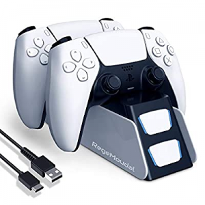 RegeMoudal Charger Station for PS5 Controller, Dual Controller Charger Dock for Platstation 5, Newly