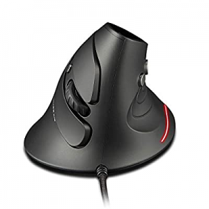 Wired Vertical Mouse now 45.0% off ,2021 Ergonomic Design USB LED Optical Mouse with 6 Buttons and..