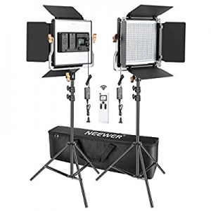 Neewer 2 Packs Advanced 2.4G 480 LED Video Light Photography Lighting Kit with Bag now 45.0% off ,..