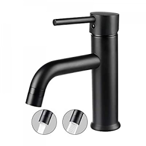One Day Only！15.0% off KWODE Single Handle Bathroom Faucet with Dual Function Sprayer Aerator One ..