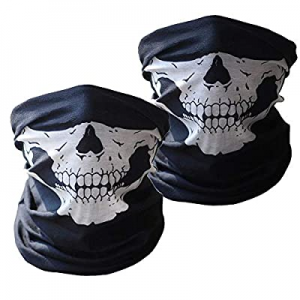 Neck Gaiter (2 Pack), Face Cover Scarf, Bandana Headwear,Cool Breathable now 50.0% off 