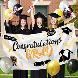 One Day Only！Graduation Decorations 2021 now 30.0% off , Congrats Grad Banner Party Supplies 24PCS..
