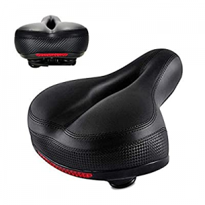 Fanzbike Comfort Bike Seats now 50.0% off , Replacement Bicycle Saddle - Waterproof Wide Bike Seat..