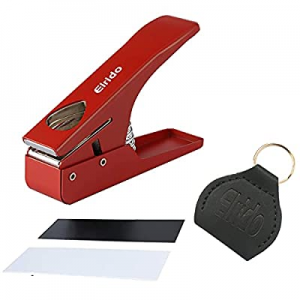 Elrido DIY Guitar Picks Punch Pick Maker to Make Your Endless Guitar Picks Puncher Tool Kit, 2 Pick