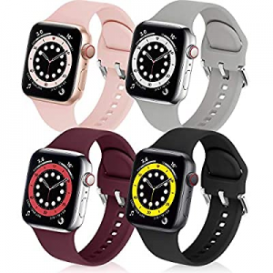 eCamframe Bands Compatible with Apple Watch Band 40mm 38mm 42mm 44mm now 53.0% off , 4 Pack Soft S..