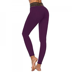 45.0% off Imysty Womens Ruched Butt Lifting High Waisted Workout Leggings Sport Tummy Control Gym ..