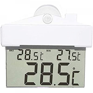 65.0% off JIMEI Indoor Thermometer Wireless Digital Accurate Temperature Sensor Wall Kitchen Desk ..