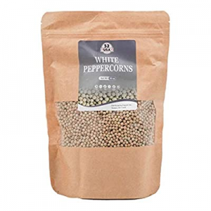 52USA white pepper 18oz now 20.0% off , Whole White Peppercorn, Peppercorn Blend of Grinder, White..