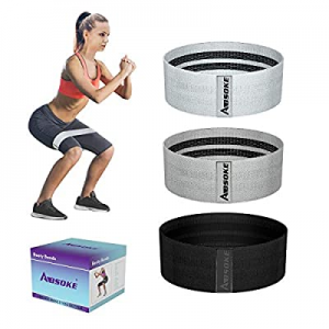 ABSOKE Resistance Bands now 40.0% off , Booty Bands for Legs and Butt, Non Slip Elastic Fabric Wor..