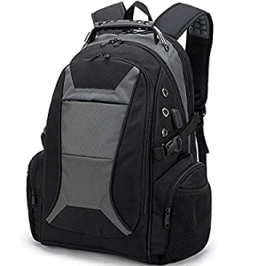 17 Inch Laptop Backpack for Men, Large Travel Backpack for Laptop with USB Charging Port, Suit for B