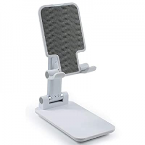 Cell Phone Stand with 2pcs Random Stickers, Taco amy Angle Height Adjustable Phone Holder for Desk,