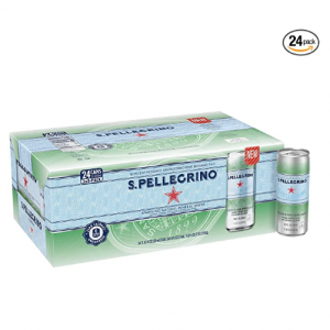 S.Pellegrino 意大利氣泡礦泉水 11.2oz 24罐 @ Amazon