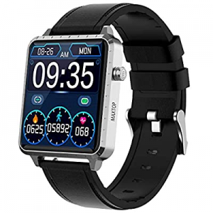 maxtop Smart Watch Compatible iPhone and Android Phones, Fitness Tracker with Heart Rate Sleep Blood
