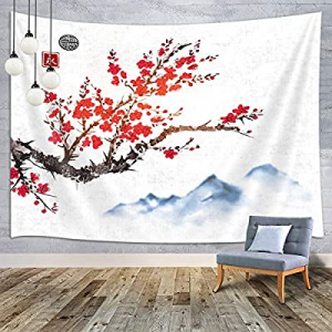 MERCHR Japanese Tapestry now 20.0% off , Asian Anime Mount Fuji Tapestry Wall Hanging for Bedroom,..