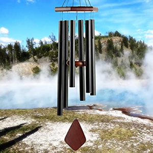 50.0% off Hrabn Wind Chimes for Outside Deep Tone 34" Sympathy Wind Chimes Large Wind Chime with 6..