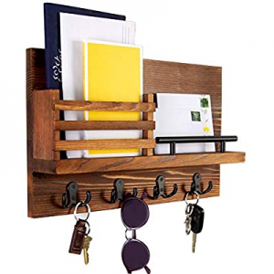 Ripple Creek Key Holder For Wall and Mail Shelf - Unique Hanging Organizer for Organized House now..
