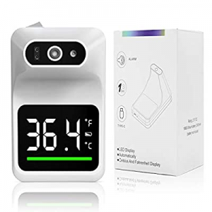 FIRHEALTH Wall Mounted Thermometer now 50.0% off , Non-Contact Wall Mounted Forehead Thermometer f..