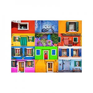 One Day Only！Jigsaw Puzzle, Colorful Entryways, 1000 Pieces now 15.0% off 