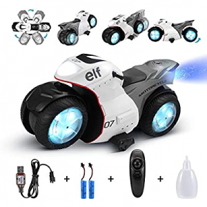 RC Motorcycle Toys now 75.0% off , Kids Remote Control Motorcycle Double Sided Flips 360°Rotating ..