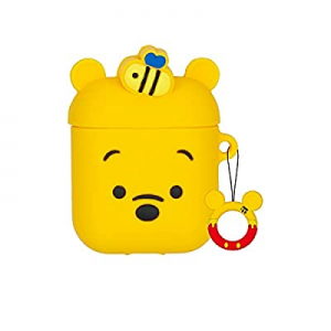 Cute AirPods Case, Silicone AirPods Case Cover Shockproof Protective Charging Case Compatible with A