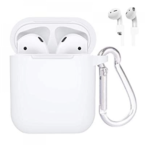AirPods Case Cover Cute with Keychain, Enhenstre Airpods Case for Girls,Silicone Skin Cover for AirP