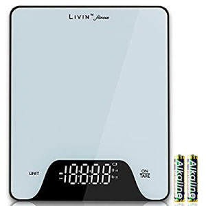 [Upgraded] LIVIN Digital Food Scale now 50.0% off , Large Bright LED Display, 1g/0.05oz Precise Gr..