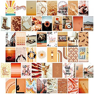 20.0% off Wall Collage Kit Aesthetic Pictures - 50 Set 4x6 Inch Photo Collage Kit for Wall Aesthet..