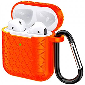 Airpods Case, Accessories Shockproof Case Cover Portable & Protective Silicone Skin Cover Case for A