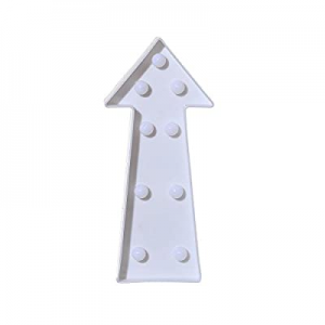 Alphabet LED Letter Lights Light Up White Plastic Letters Standing Hanging →