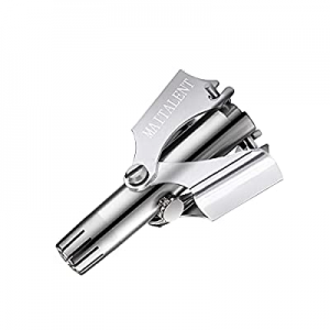 【2021 UPGRADES】MAITALENT Nose Hair Trimmer for Men | Manual Nose Hair Trimmer Rotary/Painless/Remova