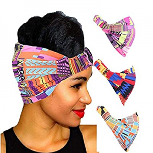 Headbands for Women African Yoga Workout Sports Running Hair Bands No Slip Fashion Womens Headbands