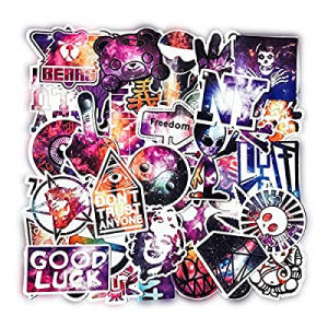 VSCO Girls Starry Sky Stickers Hydro Flask Waterproof Skateboard Stickers for Water Bottle DIY Lapto
