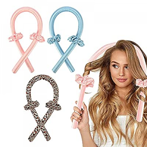 Women Heatless Hair Curlers For Long Hair-No Heat Silk Curls Headband You Can To Sleep In Overnight-