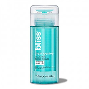 Bliss Clear Genius Clarifying Toner + Serum | Purifies Pores, Tones, Calms & Clears Skin | with Sali