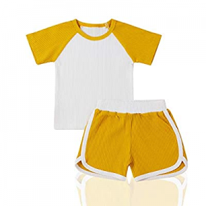 50.0% off Aweyoo Baby Boy Clothes Summer Matching Infant and Toddler Girl Outfits Casual 2 Piece S..