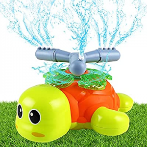 GiftInTheBox Water Sprinkler for Kids now 50.0% off , Spinning Turtle Sprinkler for Backyard Splas..