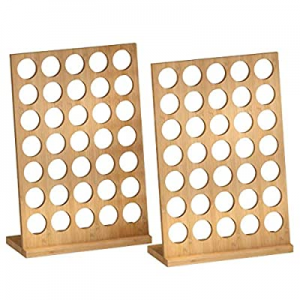 30.0% off 2 Pack Coffee Pod Holder for K-cups | 100% Pure Bamboo | 35 Pods Capacity Display Rack |..